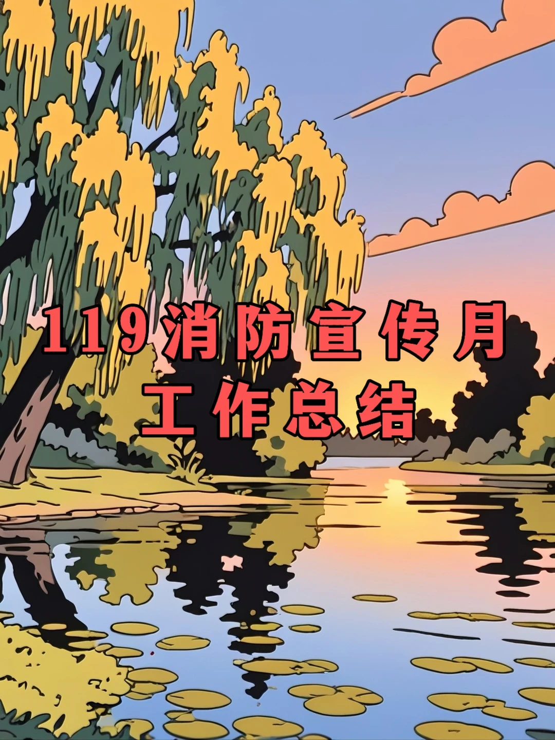 119消防宣传月工作总结