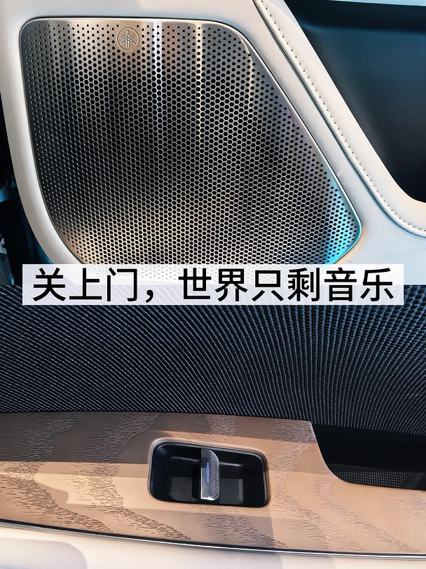 这套音响，关上门，世界只剩音乐🚗🎧
	
#广汽丰田铂智7 真的能把人“焊”在座位上。
	
雅马哈23扬声器 + 7.1.4全景声，再加上三道车门密封和多处隔音材料，关上门那一刻，世界瞬间安静。
	
高音透、低音沉，人声就像贴在耳边唱。不夸张，真有种把音乐厅搬进车里的感觉。
	
下班到楼下，别急着熄火，听完这首再上楼。懂的都懂～🎵
	
#车载音响 #雅马哈音响 #下班听歌 #车里听歌 #下班后的放松 #纯电轿车 #豪华内饰 #铂智7
#沉浸式听歌 #豪华新能源