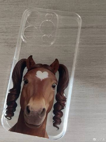 看我好诡秘给我买的抽象手机壳