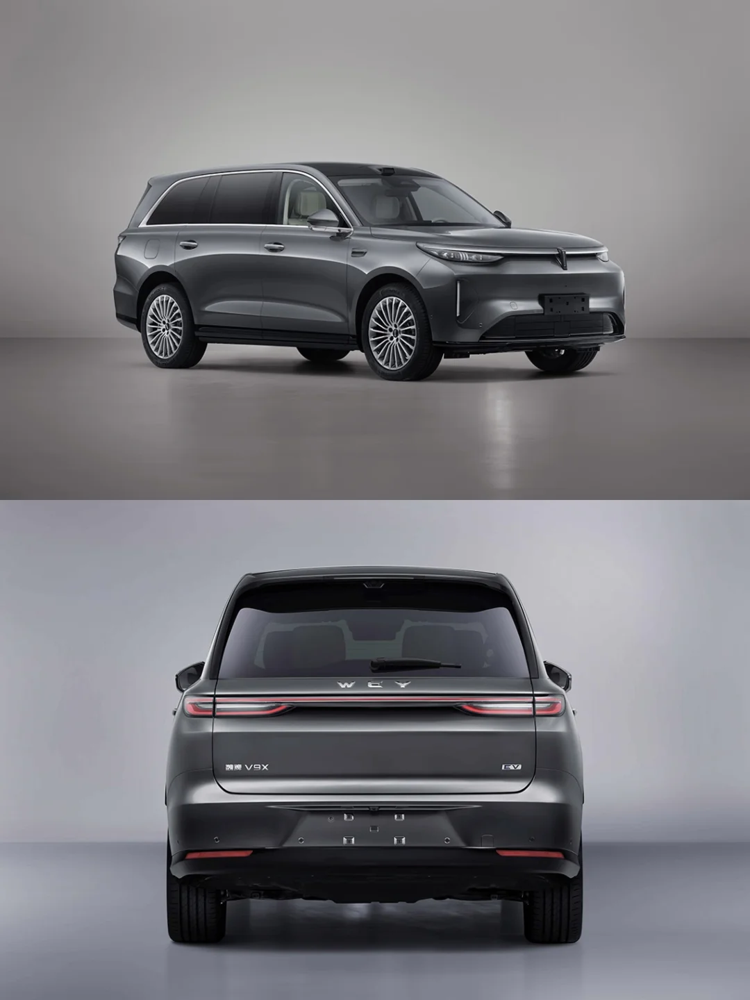 魏牌V9X纯电版完成申报，四驱功率540kW