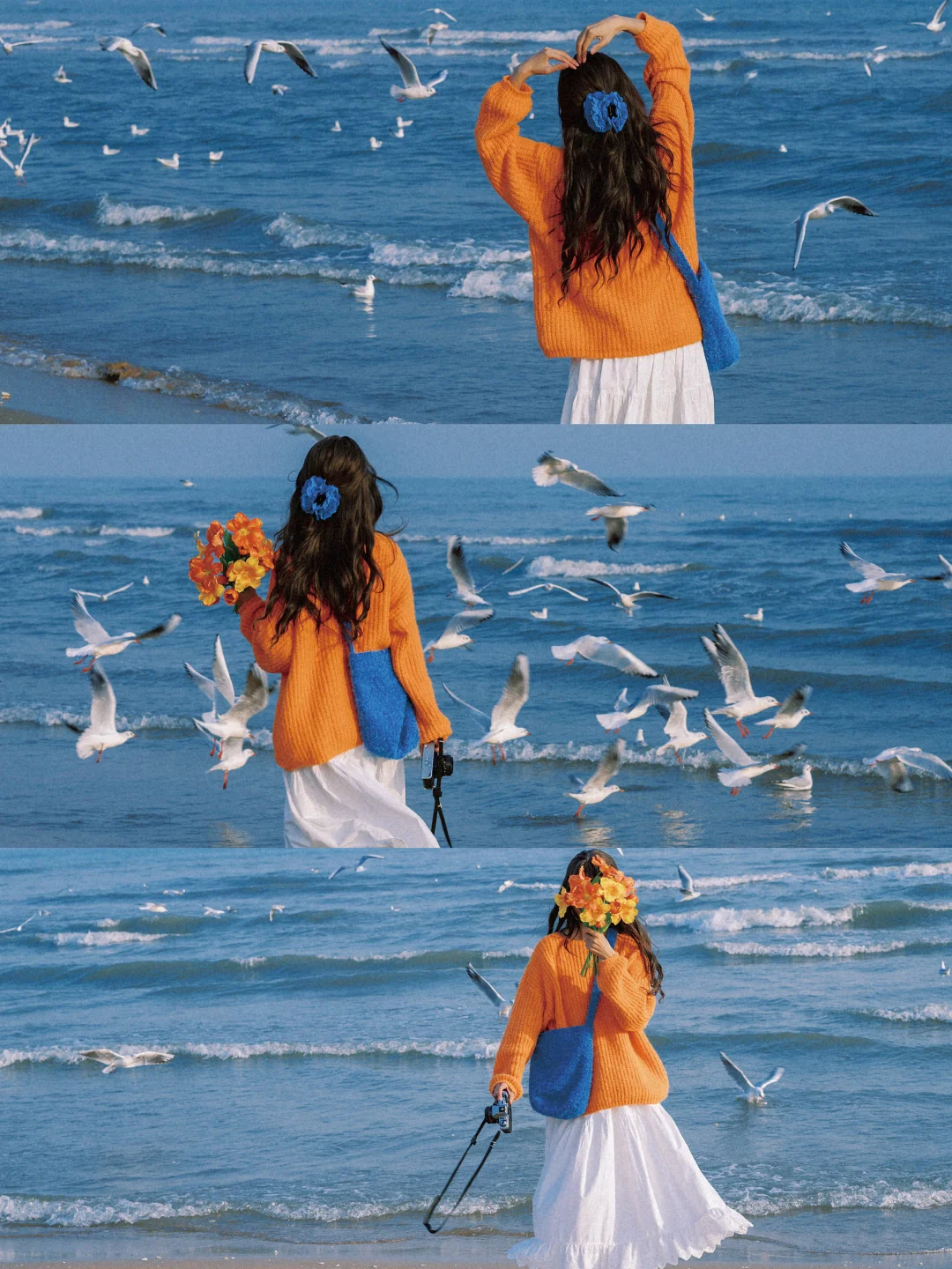 9个冬日海边拍照姿势|不露脸拍出电影感