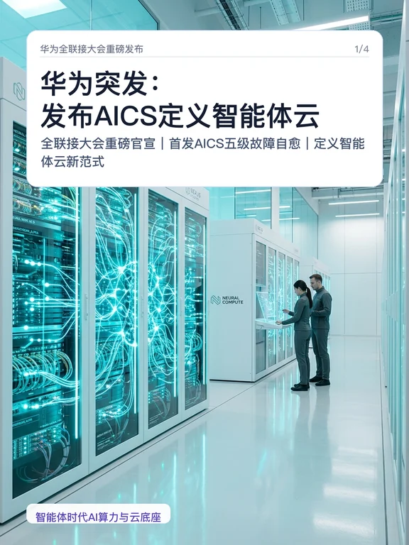 华为突发：发布AICS定义智能体云