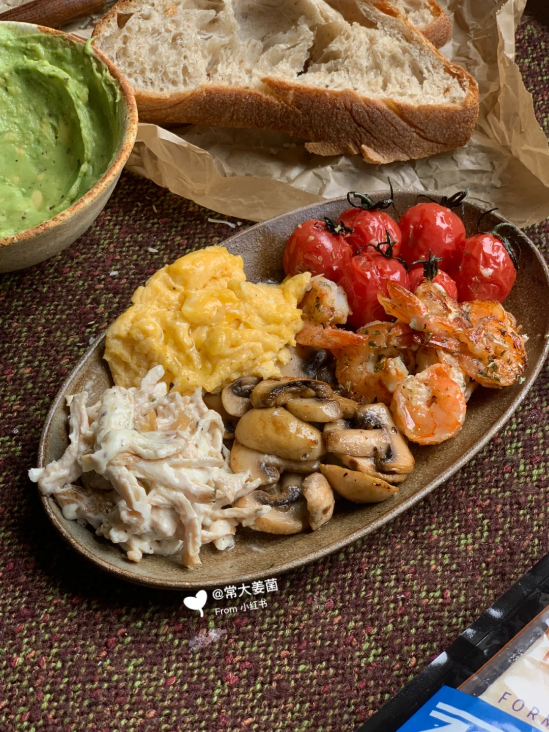 5元搞定抗氧化全营养拼盘🍄🦐🥚