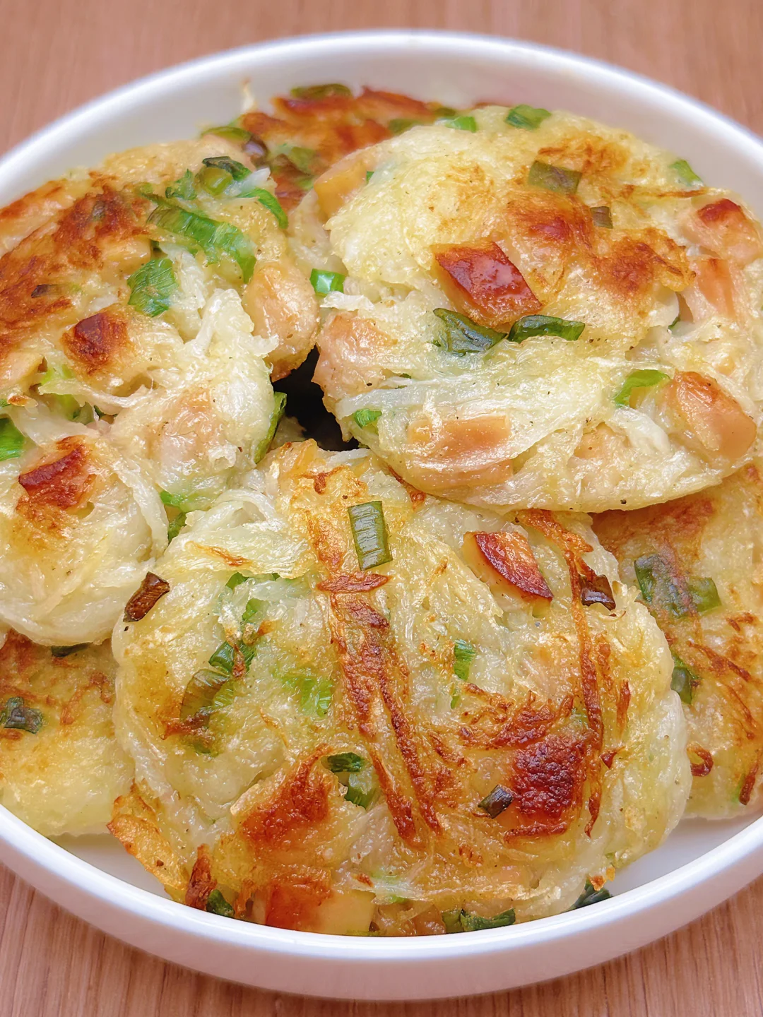 冬季要多吃萝卜，香煎萝卜饼！一个才30大卡😋