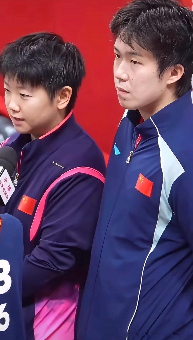 再靠近一点点[害羞] cr见水印#王楚钦##孙颖莎# ​
