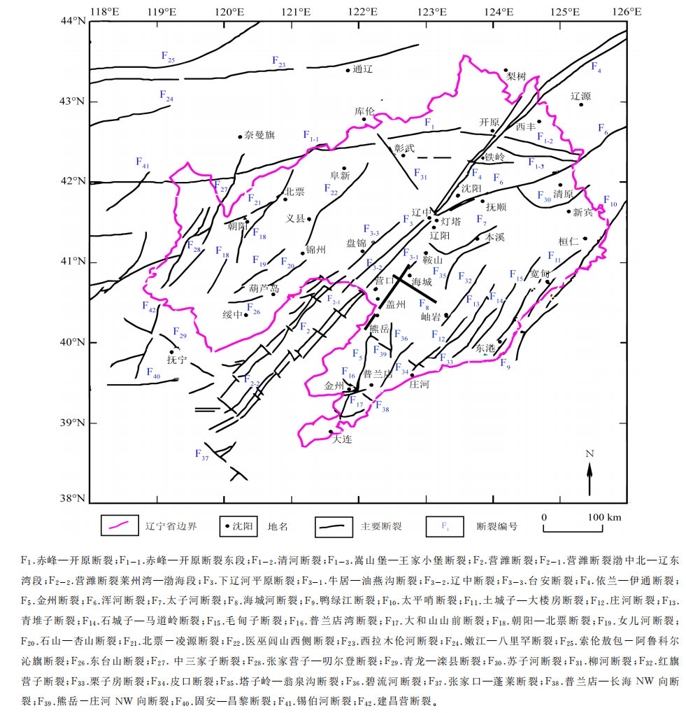 #盘锦地震#¹ 辽宁的同志看过来。盘锦往西北方向还好。辽宁及周边有规模的断裂带42条，这里面较活跃的注意3条：F5：金州断裂、F8海城河断裂、F18朝阳—北票断裂。⚠️² 看图3：过去破坏性地震震中大都在盘锦的东南方向。⚠️ ​