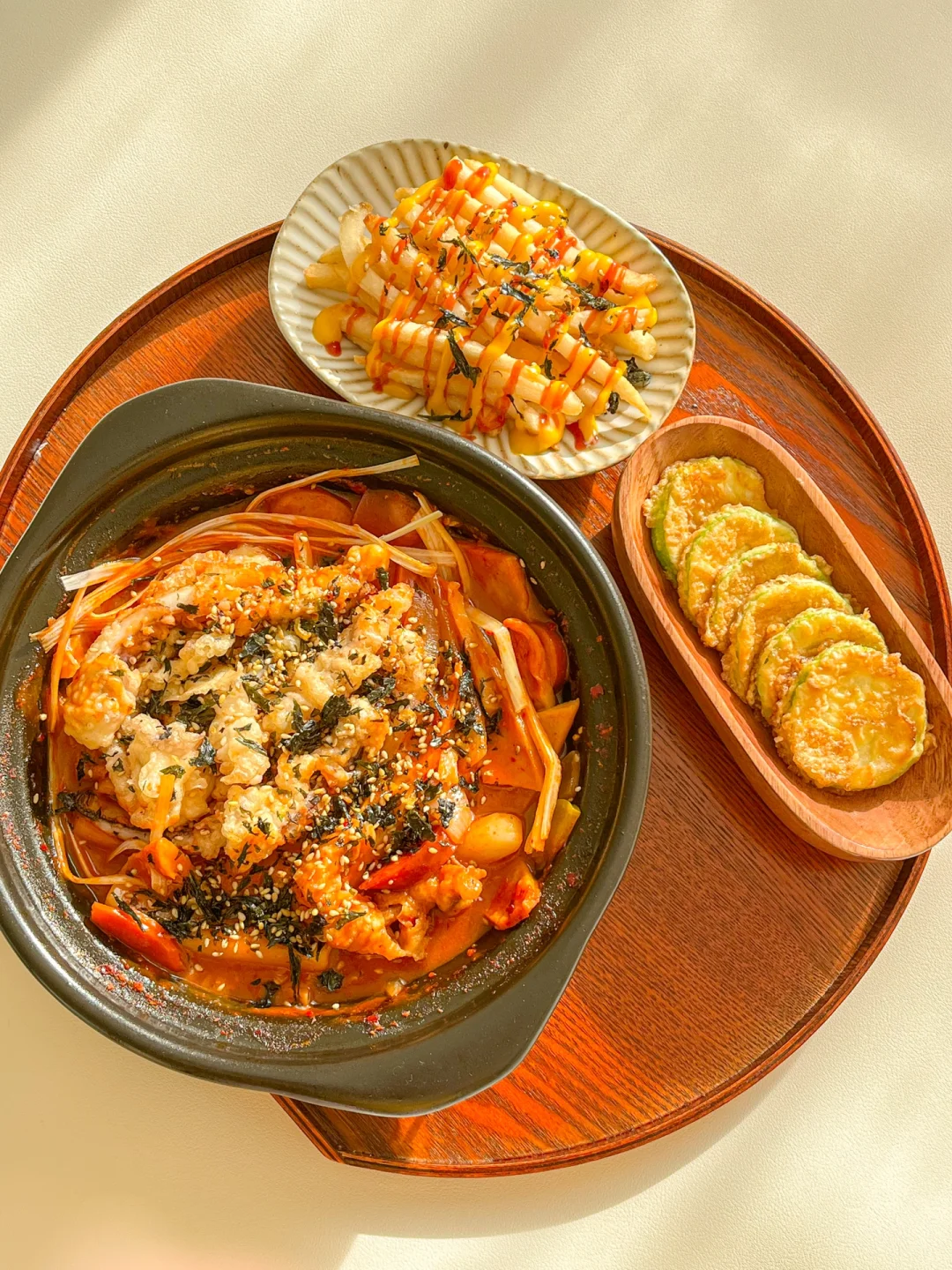 一人食｜韩式鱿鱼奶酪年糕锅｜我的食愈力清单