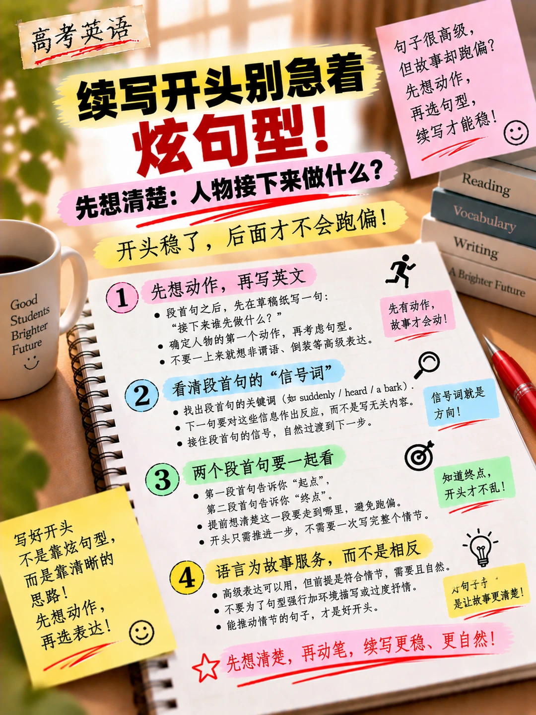 续写最怕这种“高级开头”！