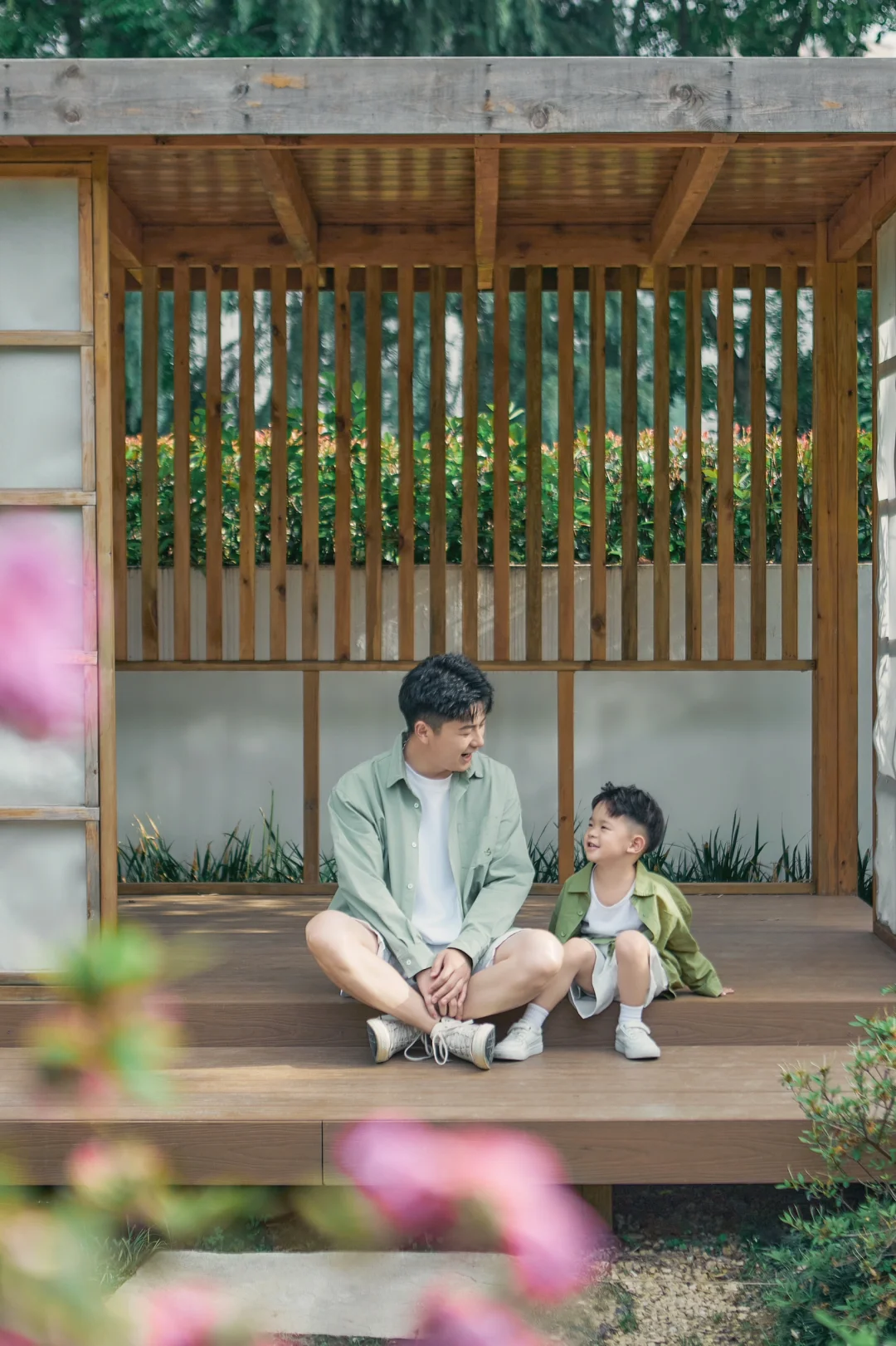 武汉遛娃🌿沙湖公园里面惊现免费日系小木屋