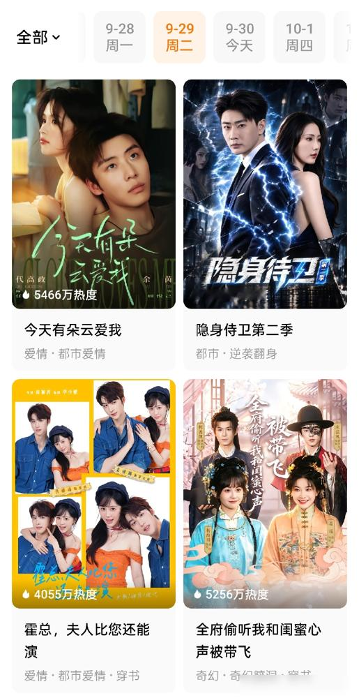热度榜前三，全撞在了5000万这道坎上。5466万，5370万，5256万。齐刷刷的，跟商量好似的。
点进去看口碑，更是一言难尽。那部电影，画面美是真美，王子文屈楚萧演技也在线。可剧情一落地，全飘了。男主重病住郊外大木屋，女主带娃一年不会做饭。老套的绝症加穿越，看得人如坐针毡。
剩下两部短剧更直