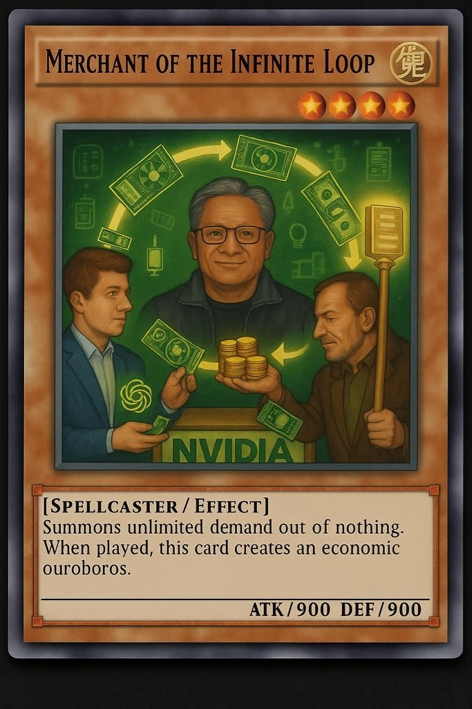 无限循环商人”：一张讽刺当代科技经济疯狂循