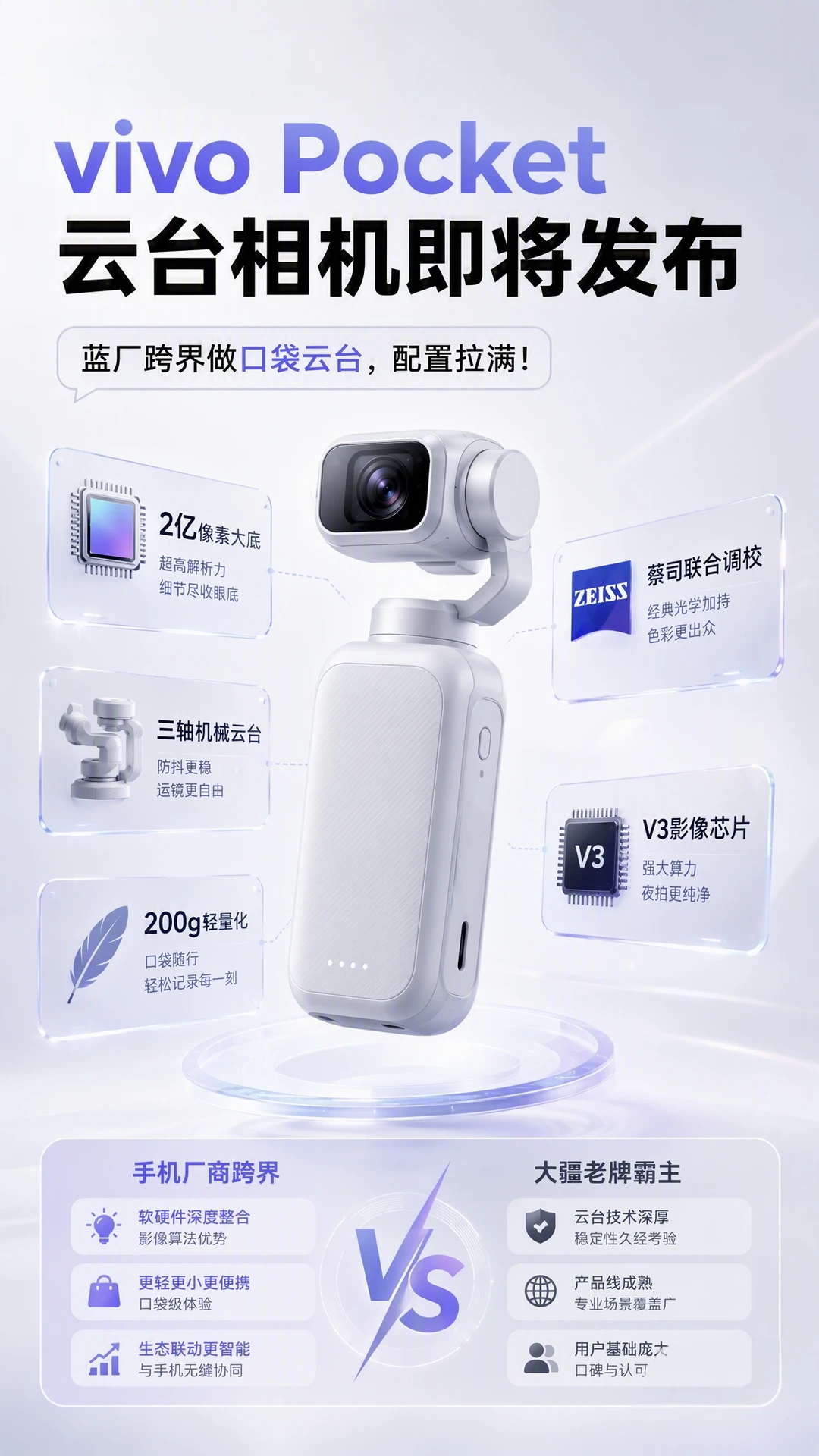 还有个重要信息，vivo要出云台相机了！