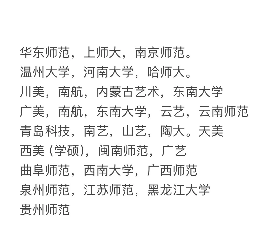 救命押题班目前包含的学校