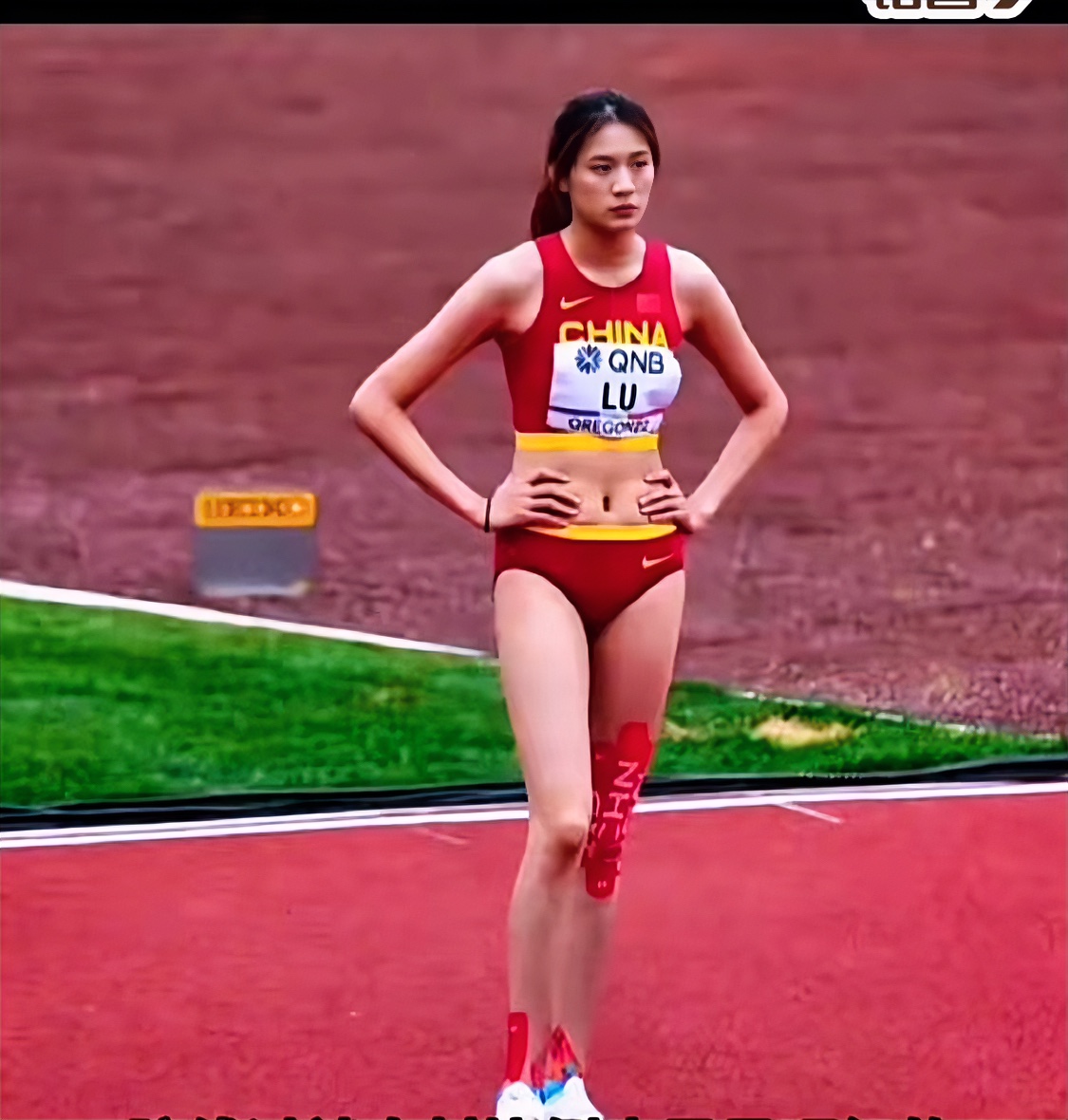 跳高女神陆佳雯，完美的身材比例，轻轻松松，拿下冠军