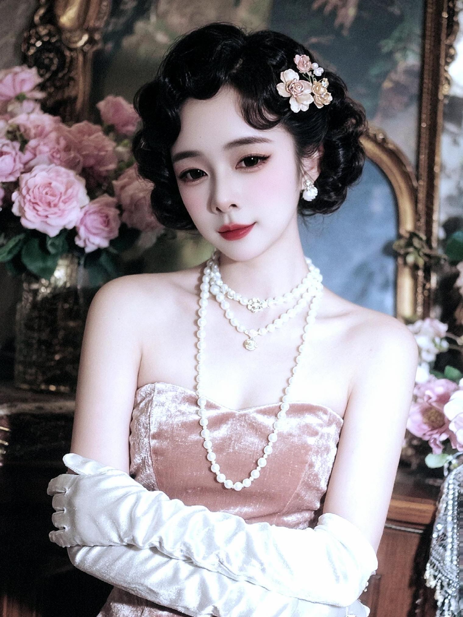 <p>AI复古名媛风写真 ai创作 <!--{img:0}--></p...