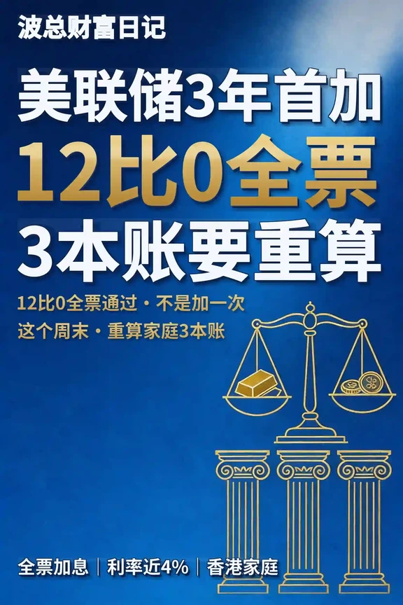 美联储3年首次加息 家庭3本账要重算