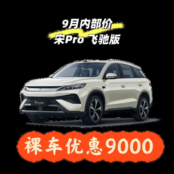 宋Pro 飞驰版 220超越 裸车优惠9000