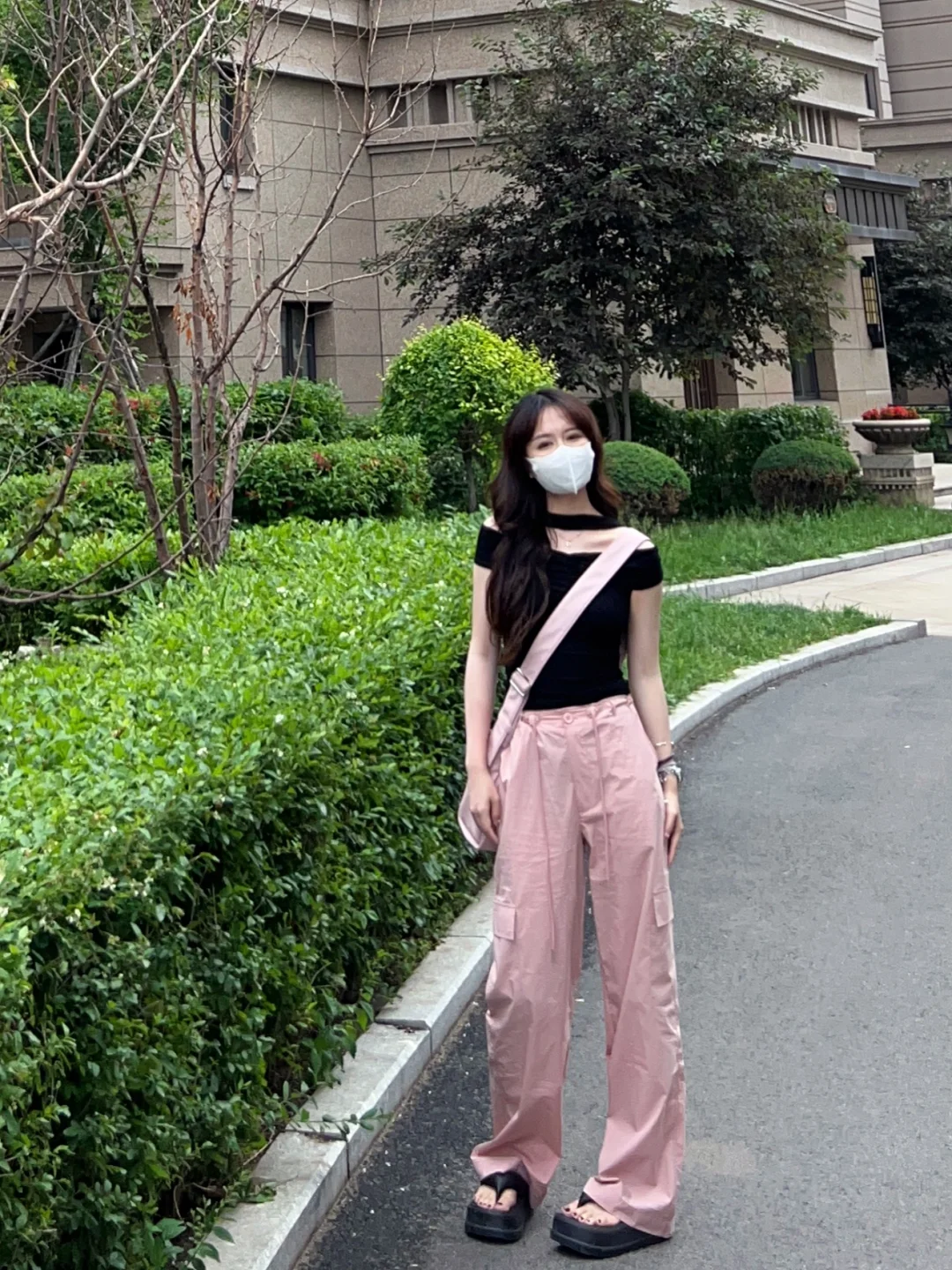 🎀黑粉我爱！平价辣妹小上衣➕粉色工装裤