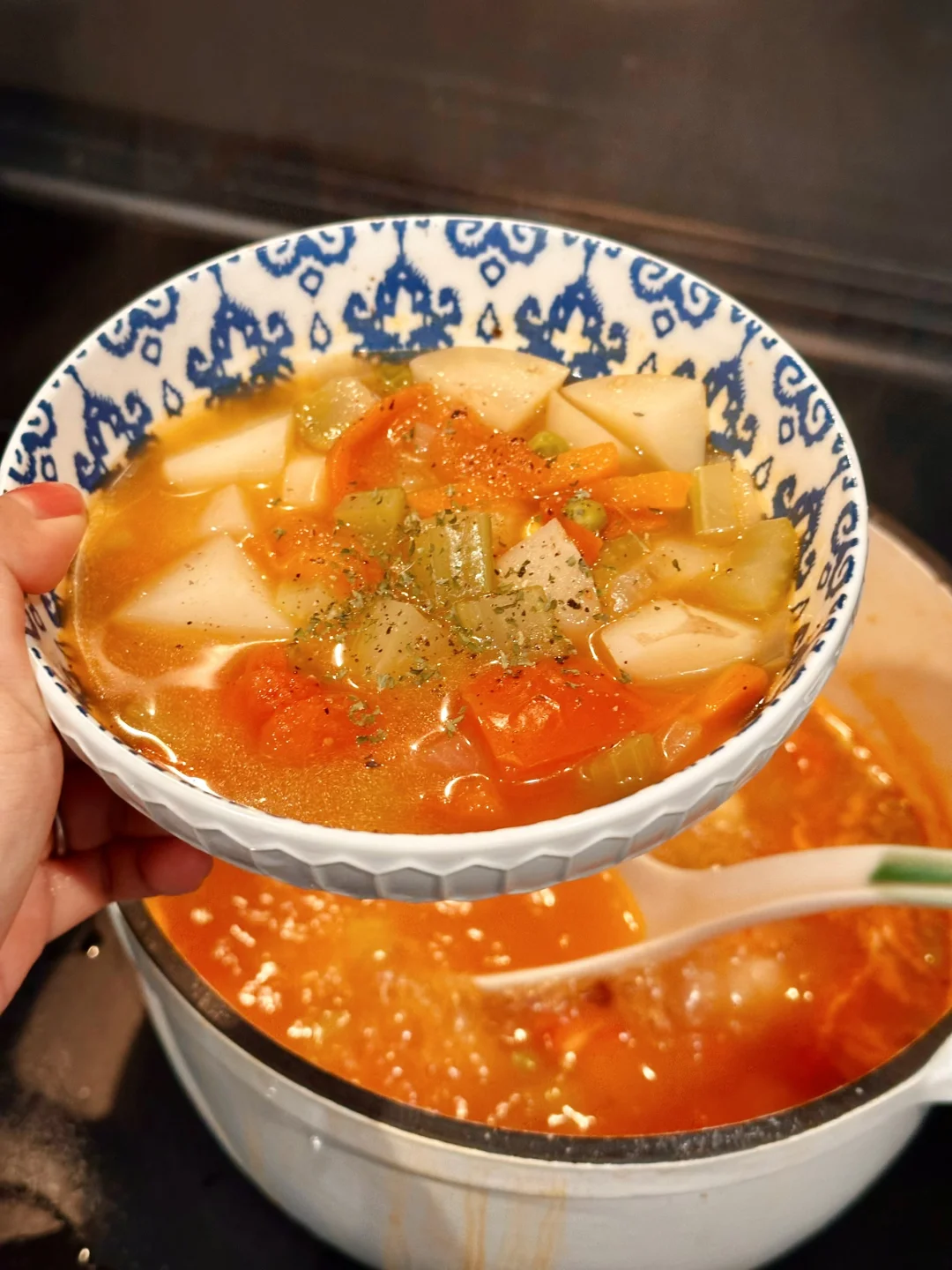 意大利蔬菜汤Minestrone🍲健康餐里它最暖心
