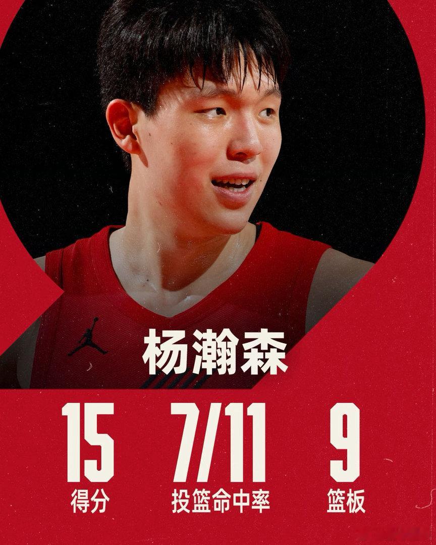 #杨瀚森15分9篮板1助攻# 杨瀚森在8月28日凌晨的男篮世预赛中替补登场不到20分钟，便以11投7中的高效表现砍下15分9篮板，成为中国男篮83比57大胜卡塔尔的关键人物。这场胜利背后，更值得关注的是国家队对他使用方式的明显转变。 ​