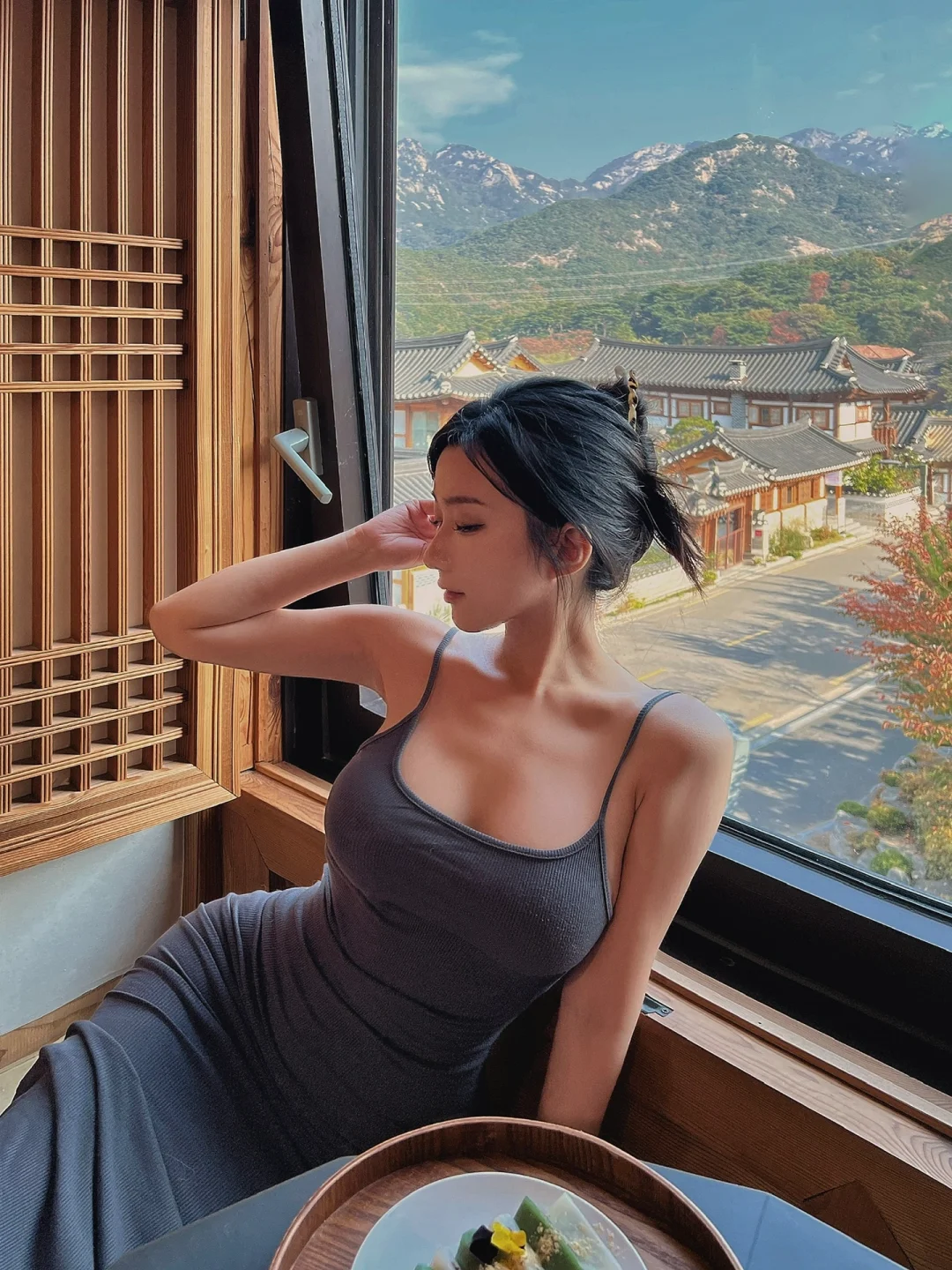 首尔｜秋日北汉山下的恩平韩屋画卷—1人1屋🍂