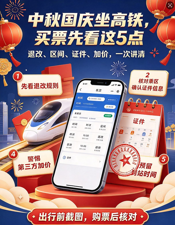 国庆深圳北坐高铁｜买票+进站避坑指南⚠️