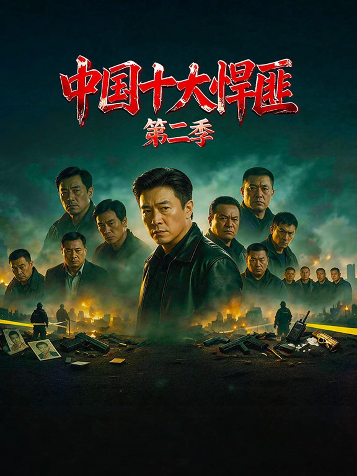 《中国十大悍匪第二季》刑侦类纪实纪录片：横跨南北大地，聚焦十起震惊全国的重大涉黑案件。黑恶势力不择手段编织犯罪网络，有人伪装身份渗透公职系统，有人借经商之名搭建黑道版图，庞大黑金帝国肆意践踏秩序；既有影视剧原型背后的真实恩怨，也存在历经多级审理引发广泛热议的标志性案件。本片回溯罪 ​