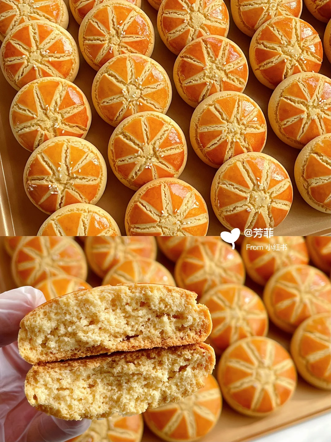 简直了❗️用玉米面做的老式桃酥💌酥掉渣巨香