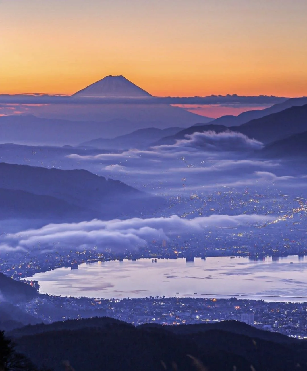 日本长野县|人间烟火天上云海再醉富士山
