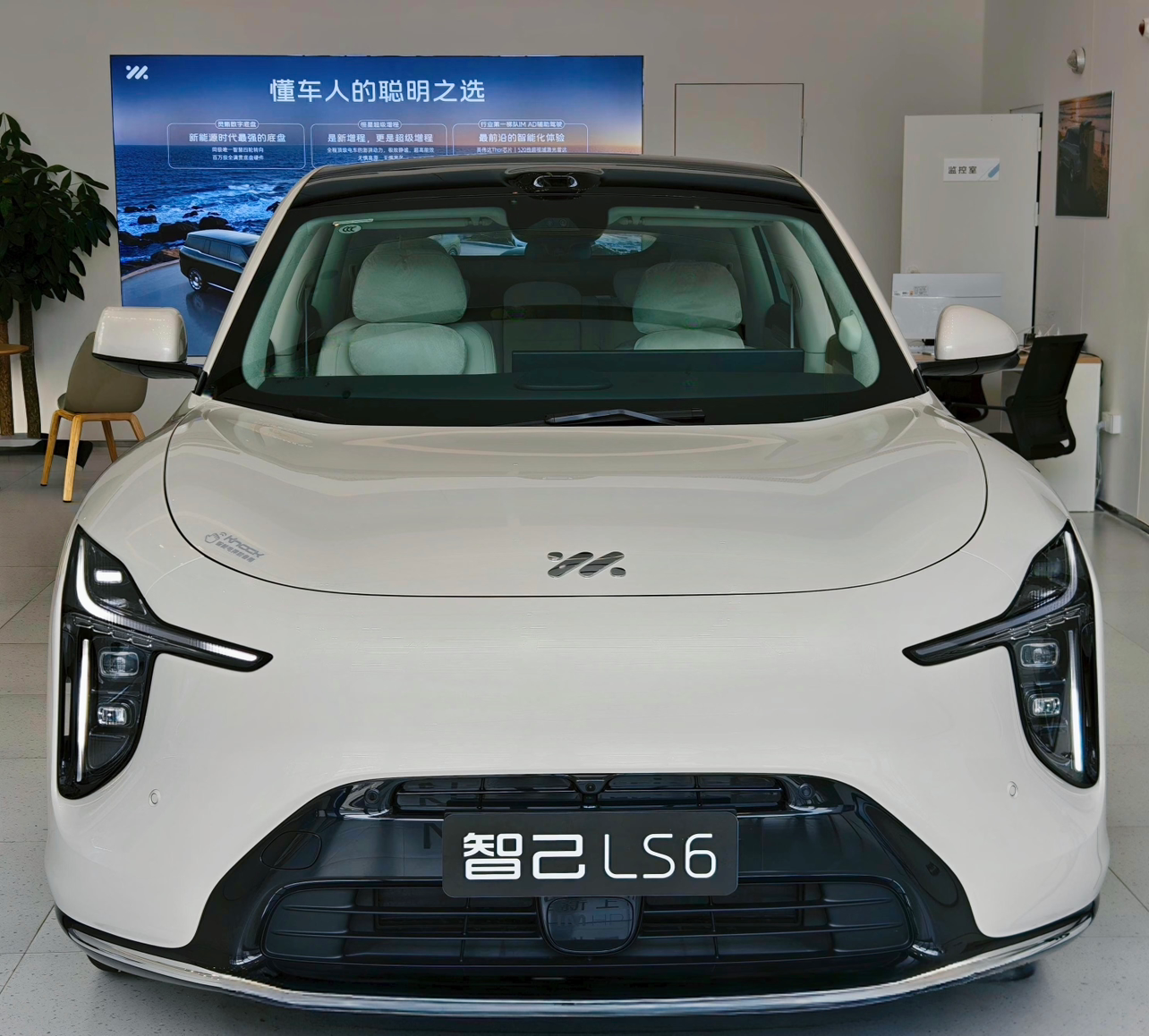 女生试驾智己LS6，大车也能温柔好开