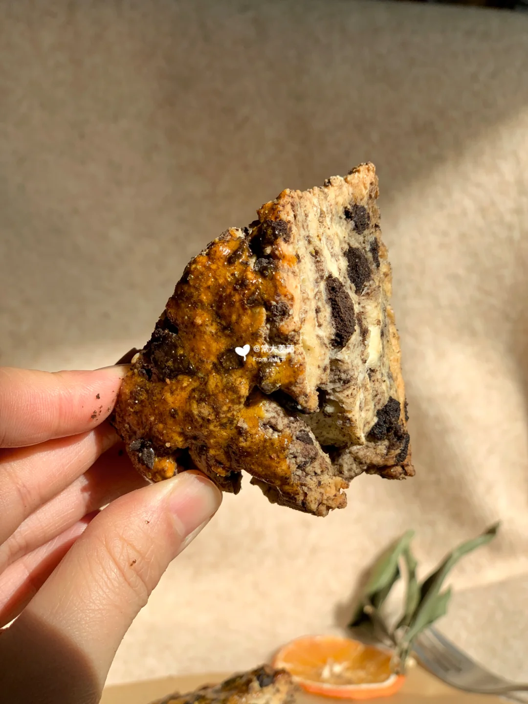 奥利奥司康是什么神仙啊‼️夹着脆颗粒有点绝