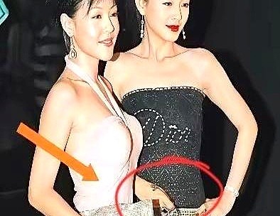 大S大大方方承认，这辈子身材是比不过妹妹小S了。

年轻时候的小S，S曲线明显，穿紧身裙在台上扭动自如。到了大S这，偏偏是直筒型身材，上下一般宽，穿衣服全靠气场和脸撑着。

小S得意地叉着腰，在镜子前晃了两下。

大S翻个白眼认栽，直接补了一句：“腰好有什么用，脸还是我好看。”

论长相大S确实是公