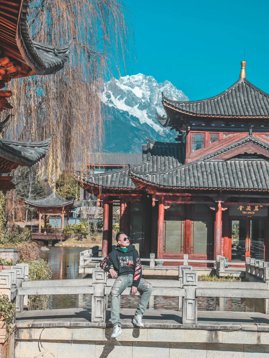 丽江性价比高的酒店｜天鹅与雪山倒影美极了