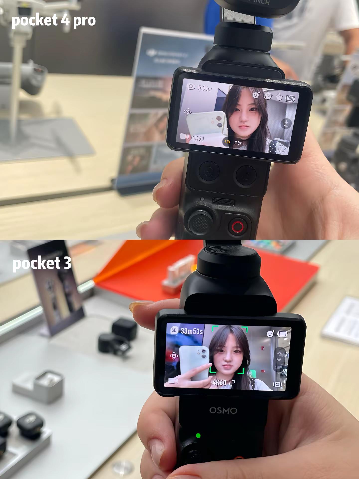 pocket 4 pro给老娘等着。大疆pocket4p
