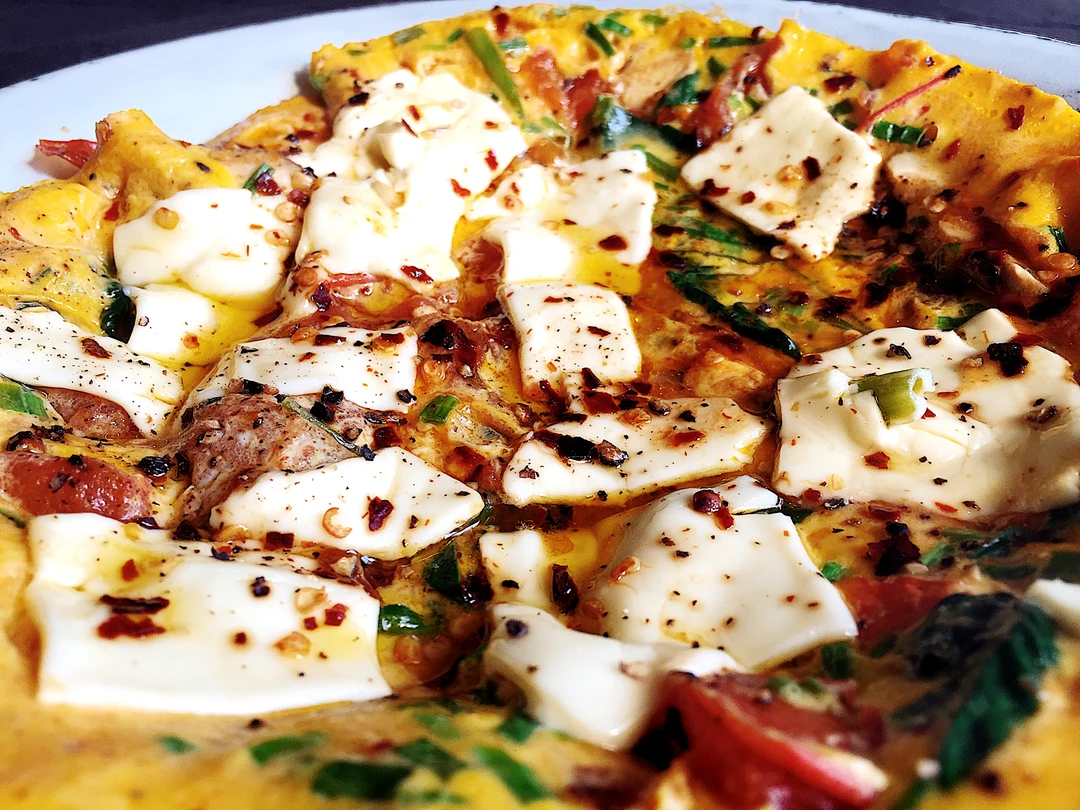BRUNCH☀️🍂｜🈚️饼底🉐️“pizza”- Frittata🍕
