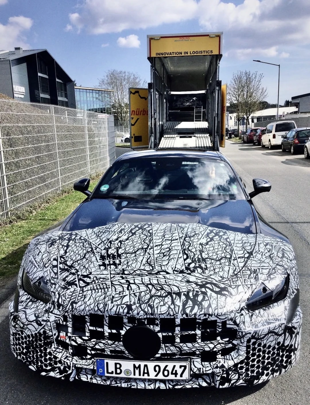 2027 Mercedes AMG GT Coupe改款谍照