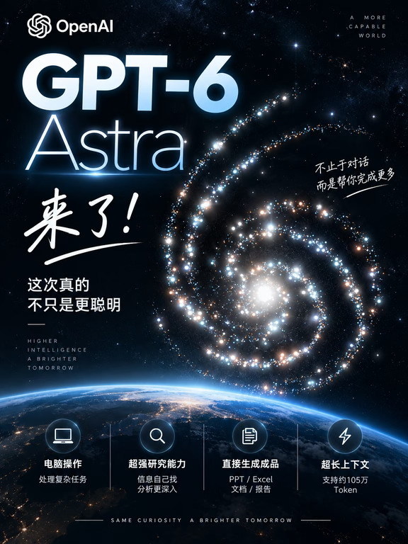 GPT-6 Astra来了，这次真的不只是更聪明