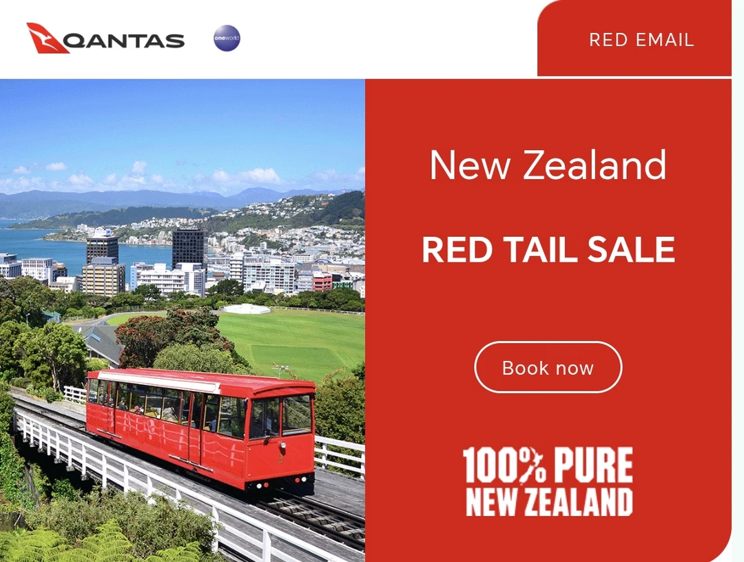 Qantas新西兰大促，下周一19号截止！
