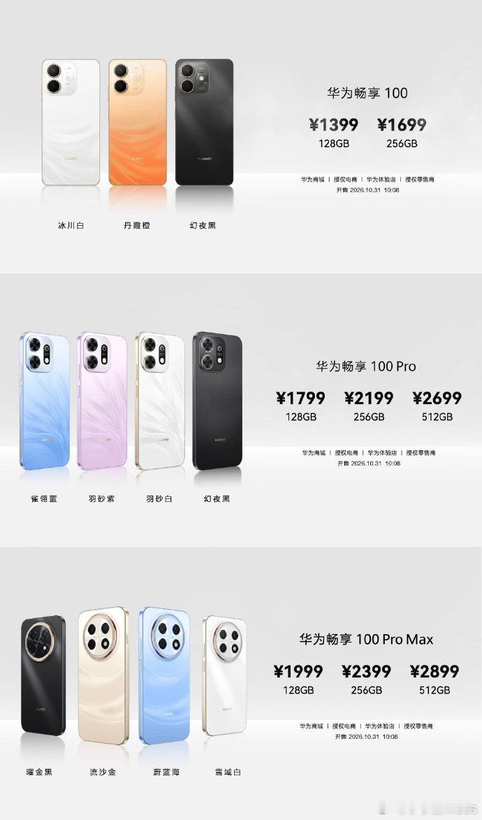 华为畅享100系列这个价格怎么样？我觉得先不谈配置怎么样，就这个价格其他厂商可能会竞争不过。[微笑] ​​​​