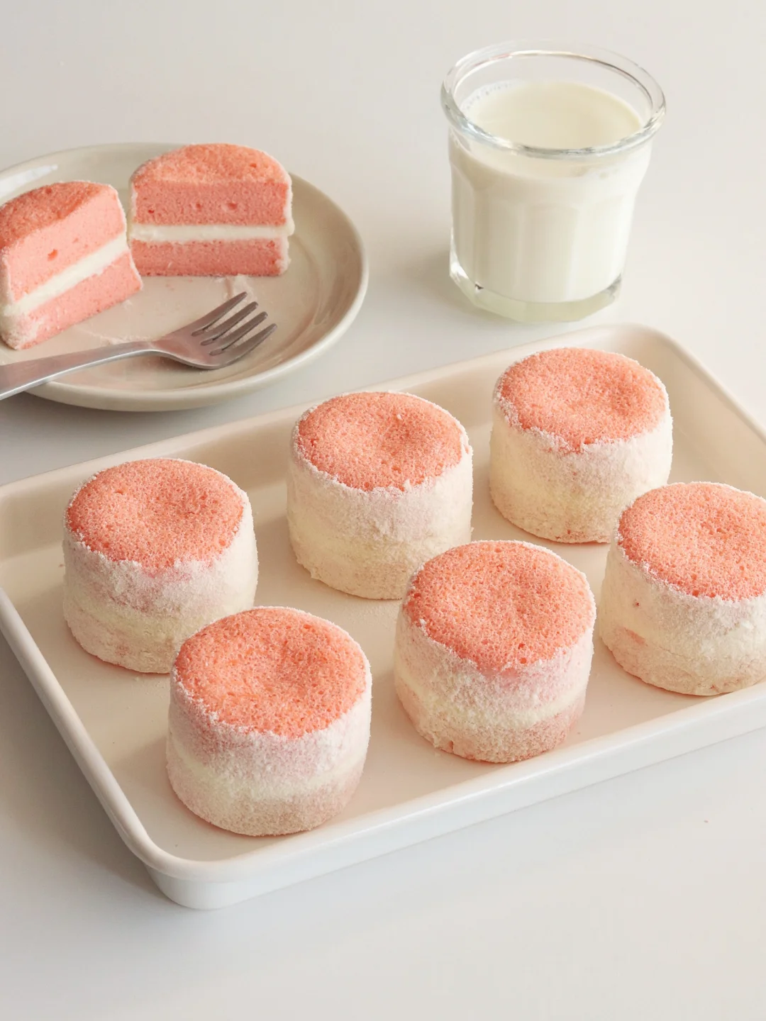 粉嫩少女心💕奶香雪域小贝｜口感细腻绵软