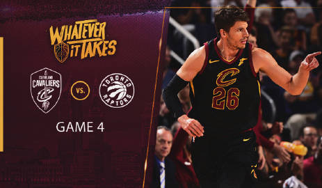 明早八点半，季后赛次轮，骑士vs猛龙G4