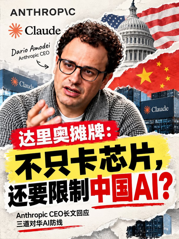 不只卡芯片，达里奥还要限制中国AI？