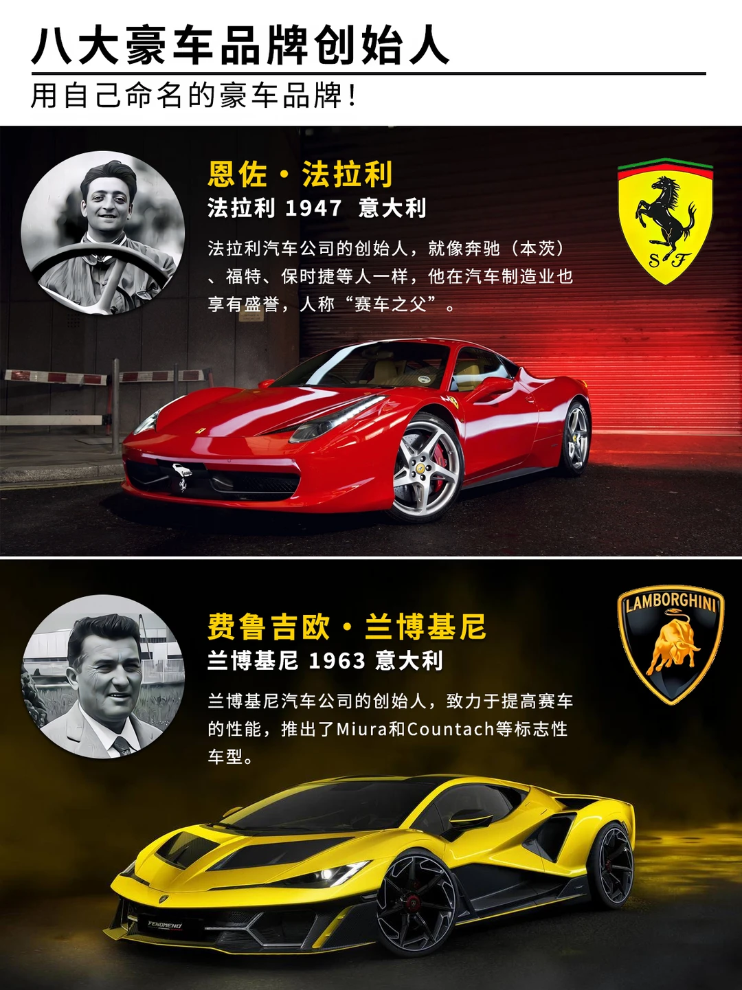 用自己名字造车！名人堂的超跑大佬！