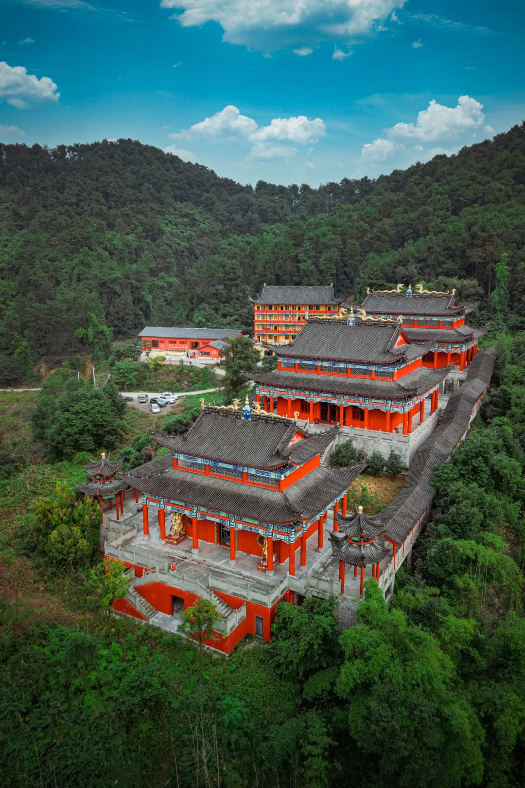 重庆北碚山中的道明寺🌈❤️