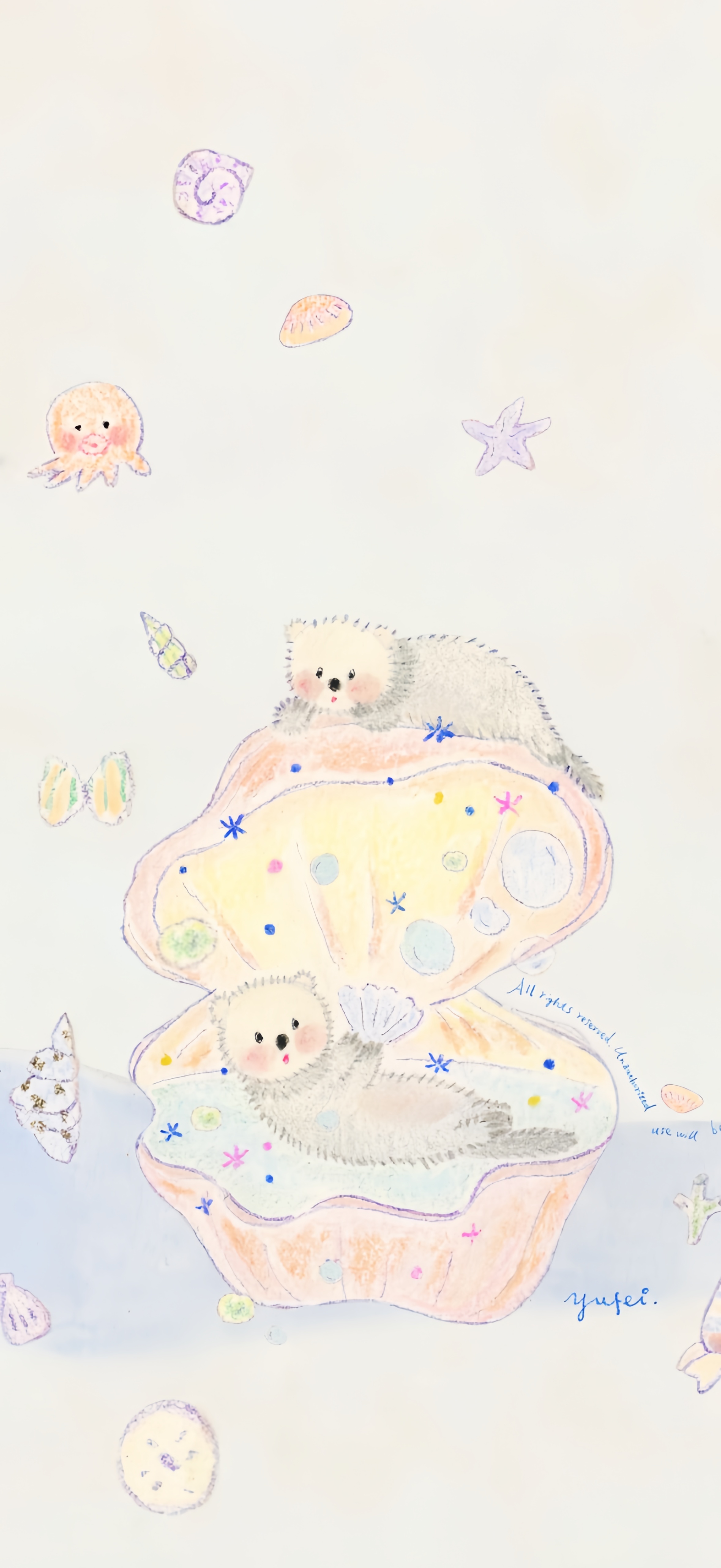 一期可爱低饱和萌萌壁纸/壁纸套图合集🍼⦁ ɷ ⦁💭