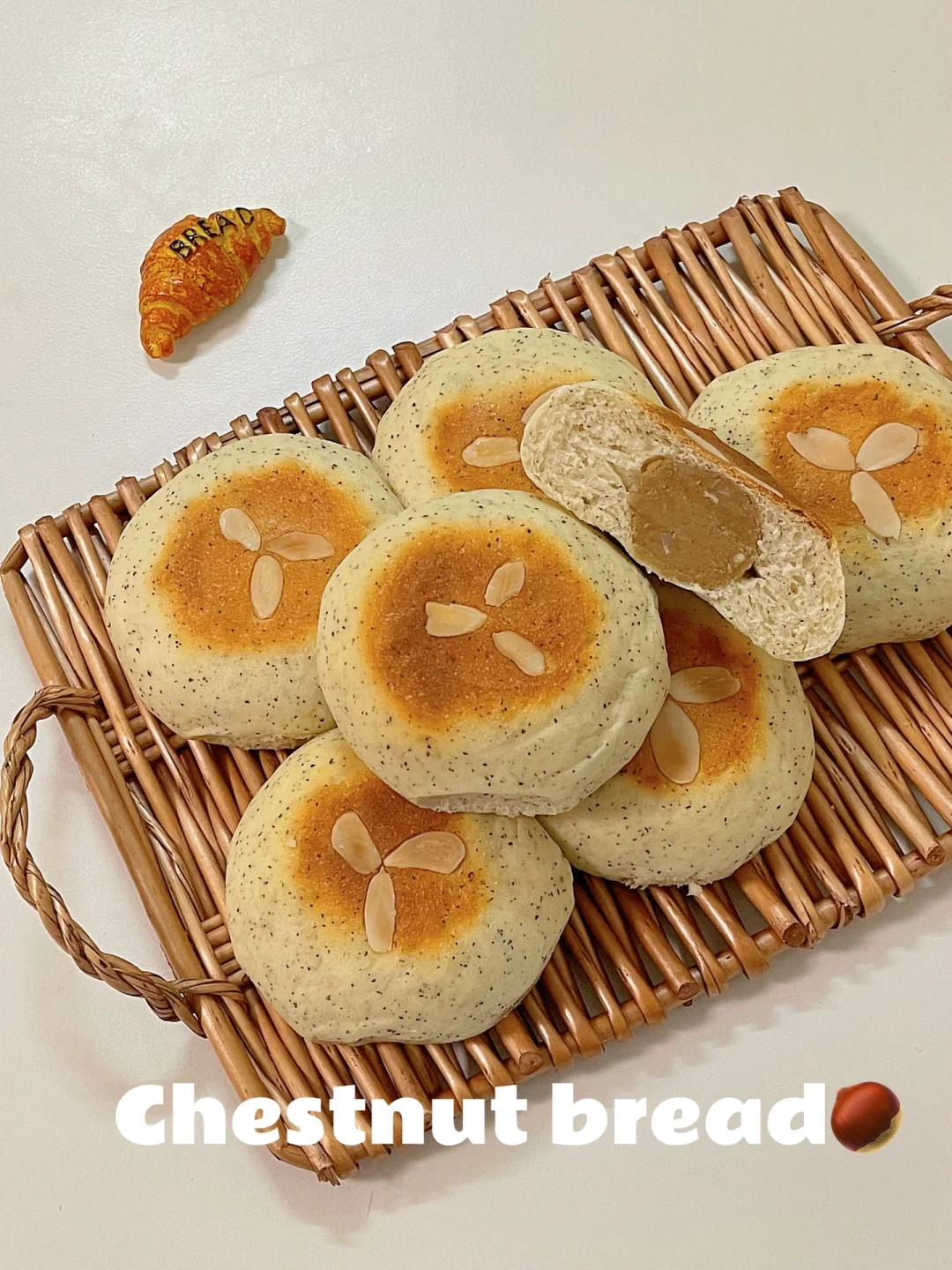 秋冬限定🌰日式红茶栗子面包｜自制低糖内馅