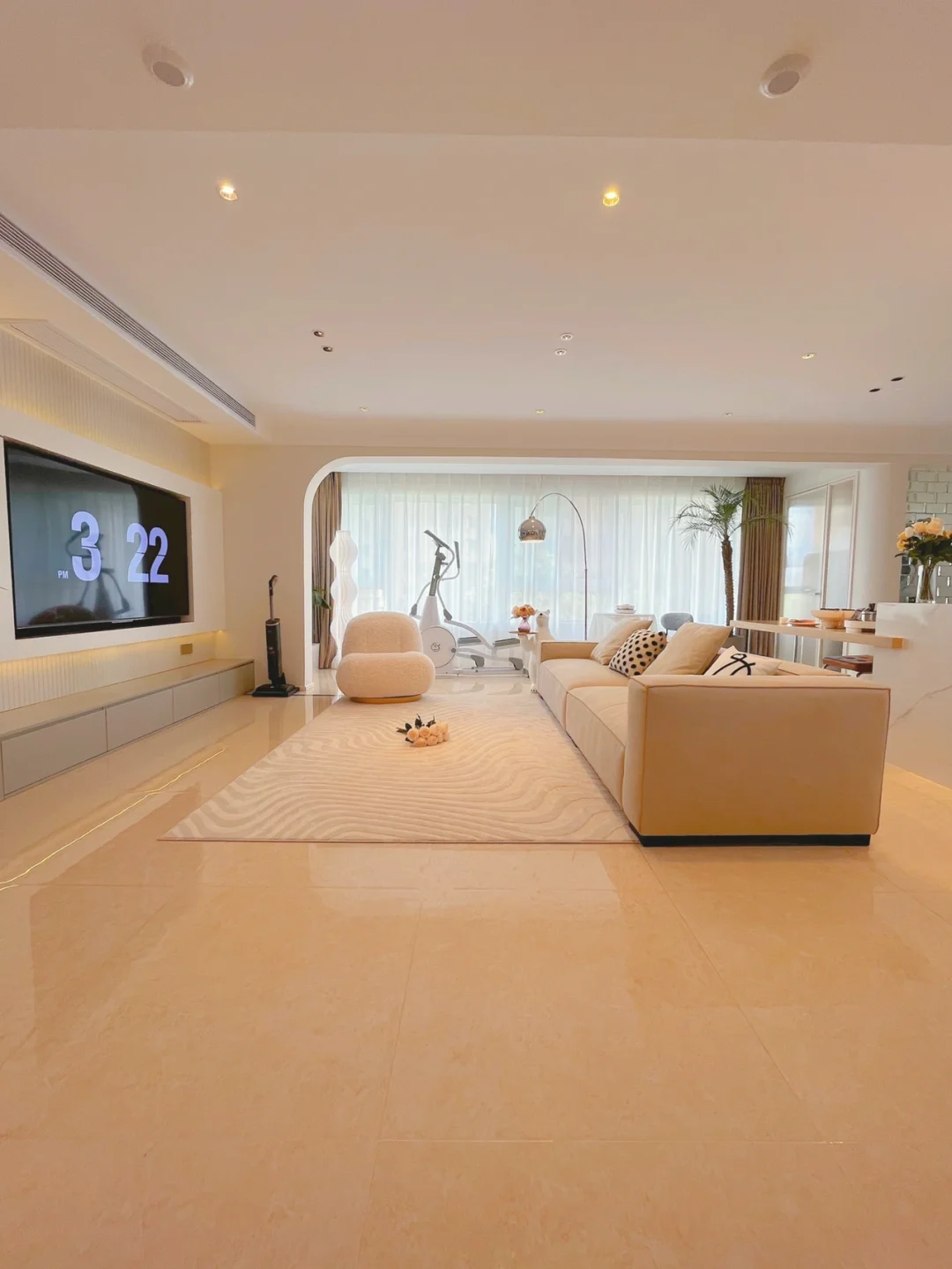 这不是大平层，是我120平的小家啊！