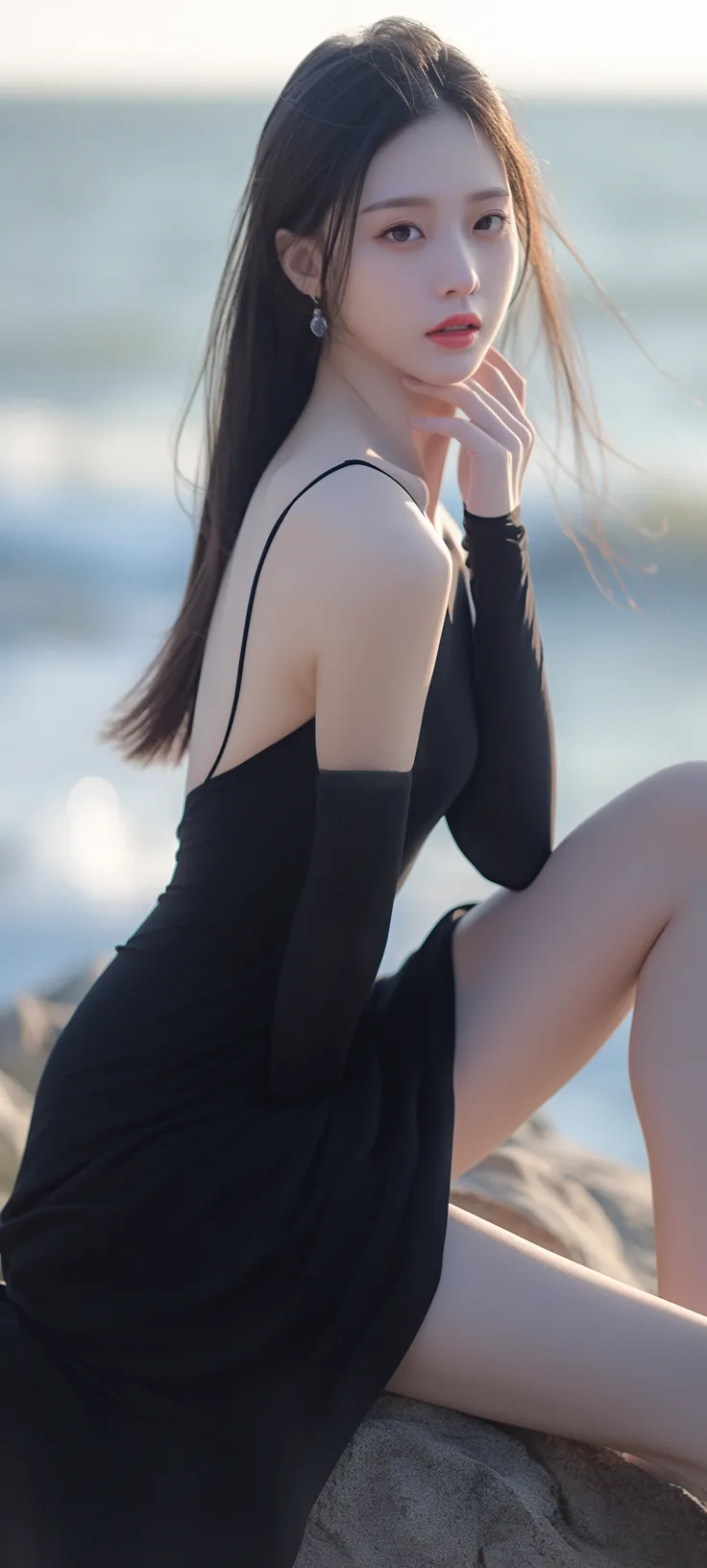 优雅御姐 长腿美背＃