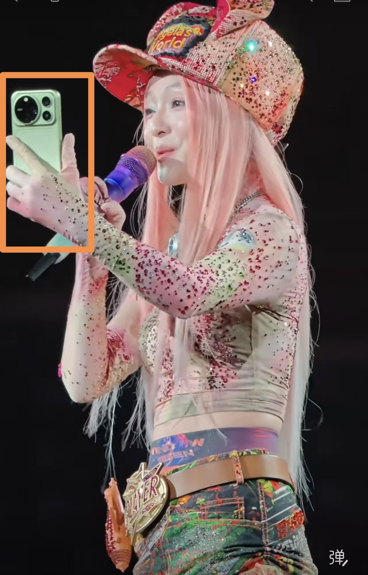 苹果、华为估计也没想到，荣耀Magic9 Pro Max竟然在张韶涵的演唱会上抢了一波风头！

 谁能想到，以前还在努力冲击高端市场的荣耀，如今竟然把旗舰手机送进了明星演唱会的聚光灯下！

张韶涵手持荣耀Magic9 Pro Max亮相，直接让这款手机赚足了关注度，这波排面确实给荣耀拉满了！

更值