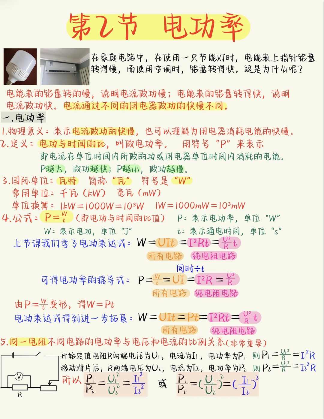 中考电学：电功率重难点梳理❗解题技巧❗